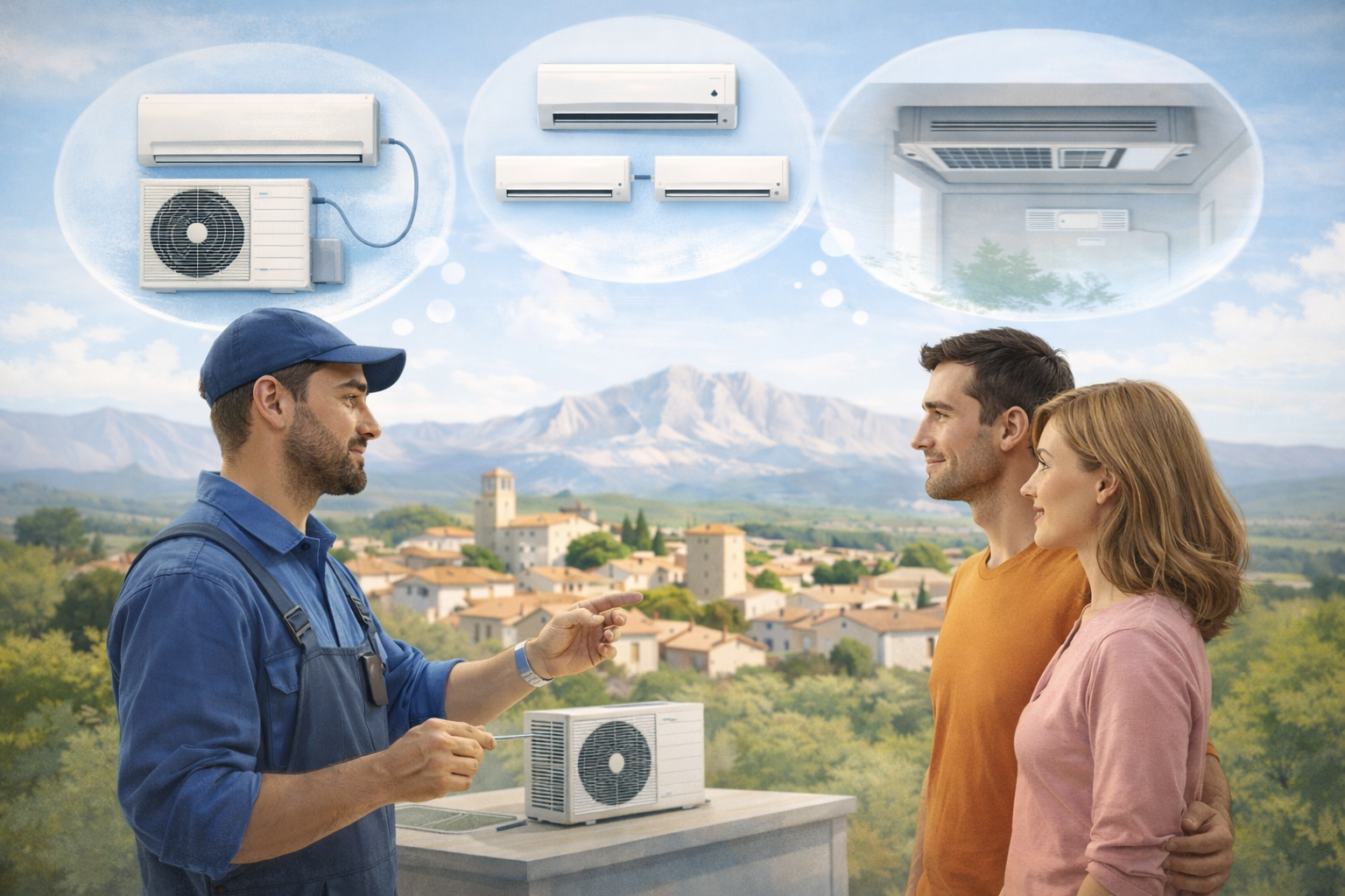 Quelle climatisation choisir pour sa maison à Trets et autour d’Aix-en-Provence ?