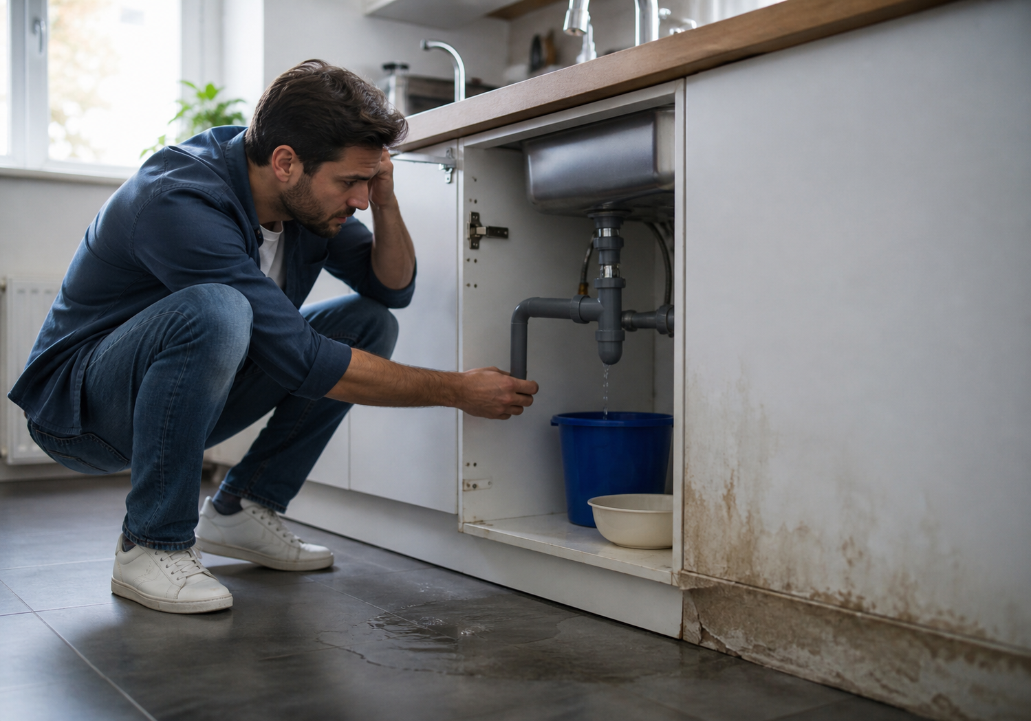 Fuite d'eau dans la maison : comment la détecter, réagir et éviter les dégâts