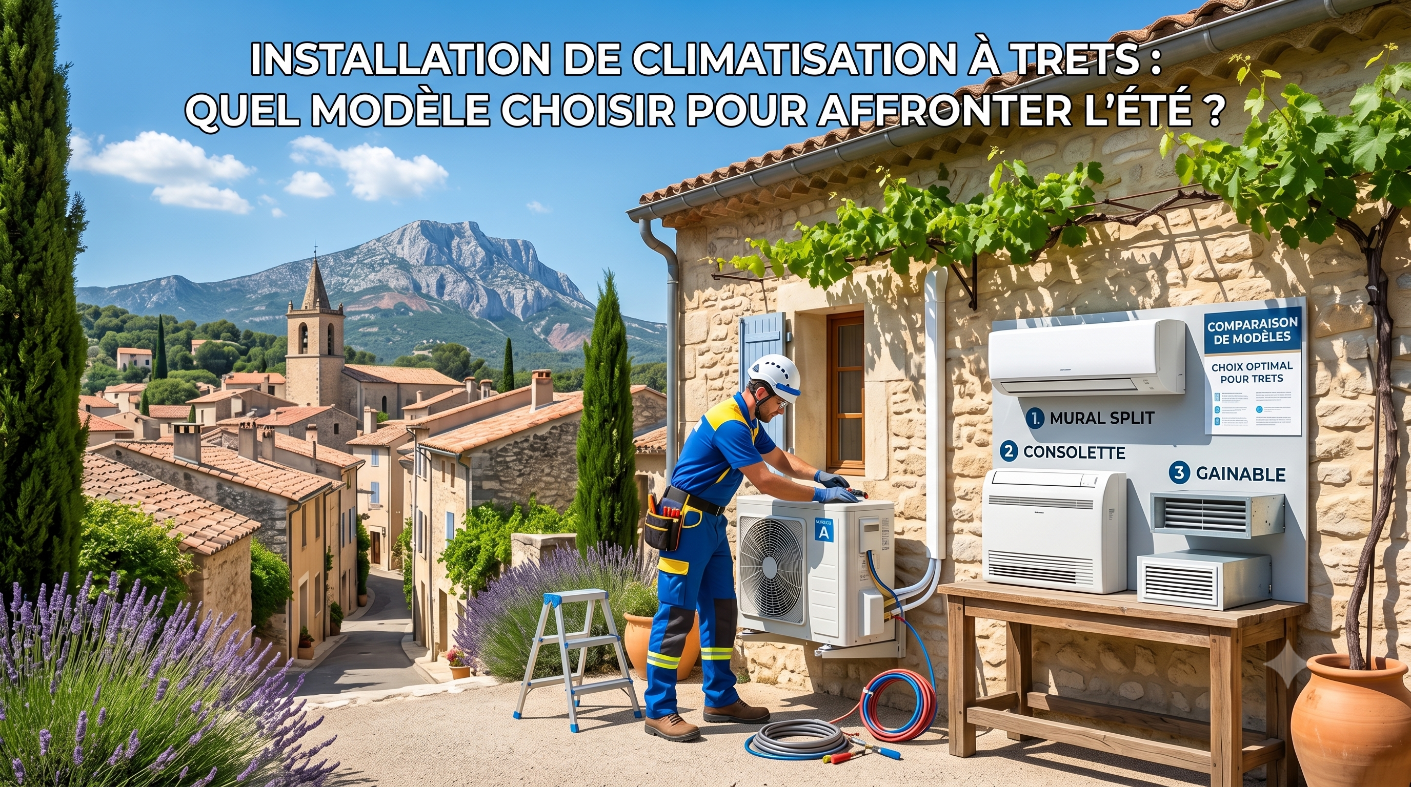 Installation de climatisation à Trets : Quel modèle choisir pour affronter l'été ?
